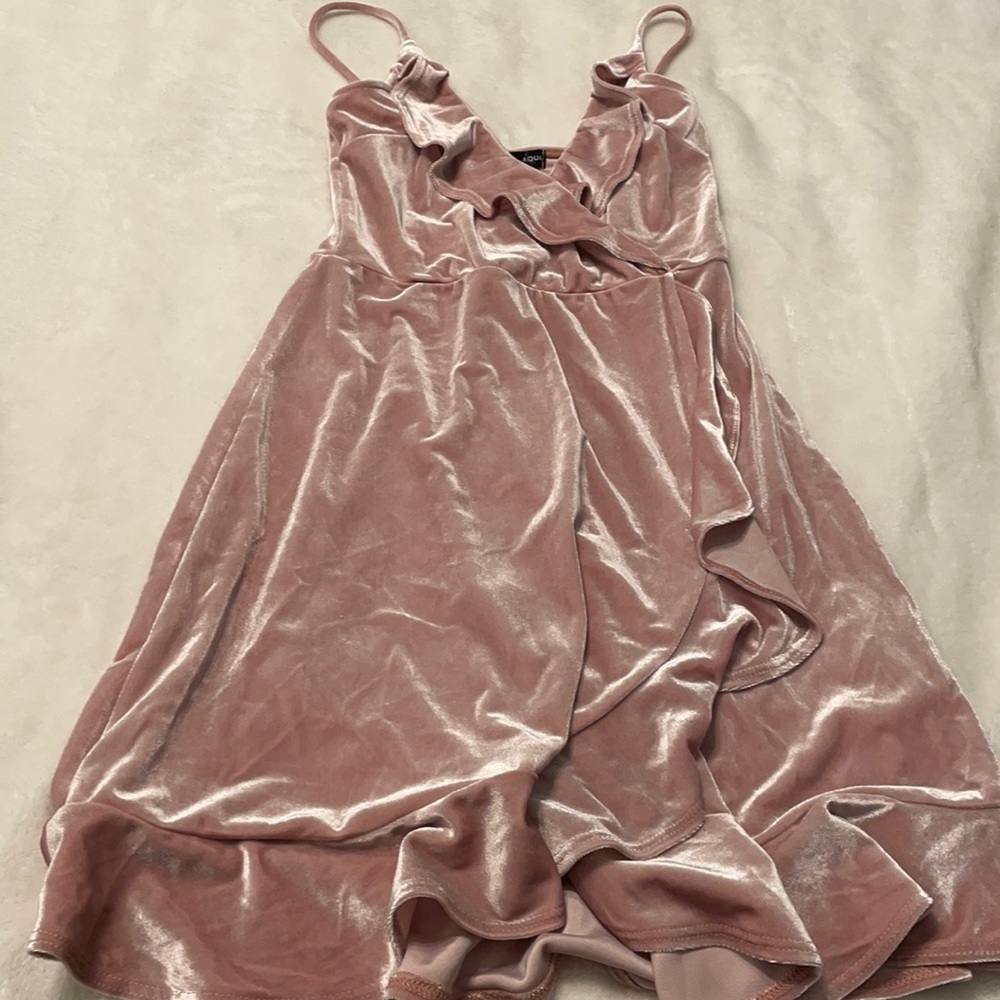 AQUA Velvet Dress